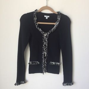 Sexy Black Fashion Zipper Sweater